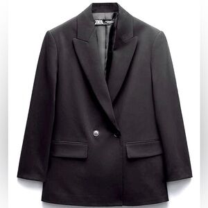 Zara Black Oversized Blazer